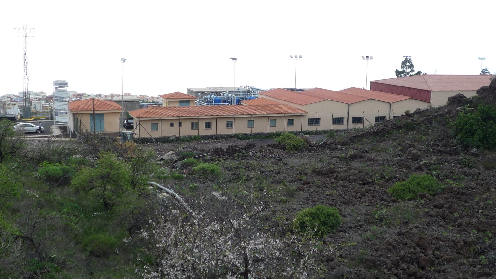 Brackish water desalination station using reverse osmosis, Tenerife